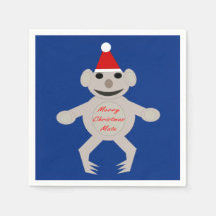 Australian Christmas Koala Bear Paper Napkins