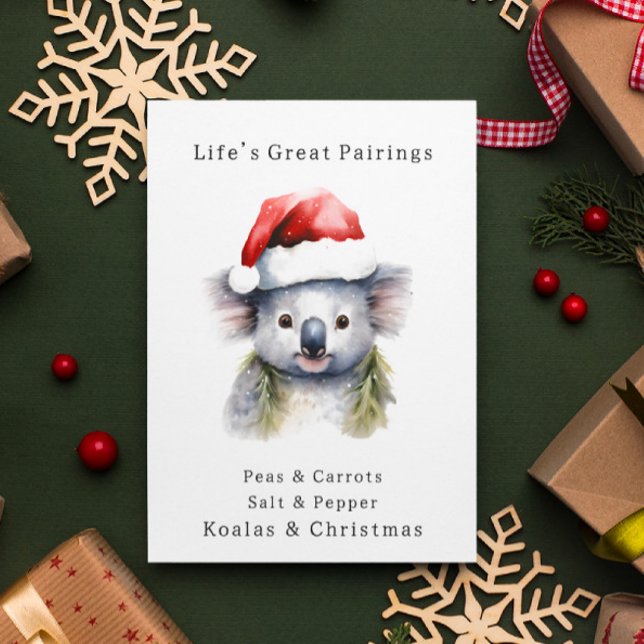 Australian Christmas Koala  Card (Creator Uploaded)