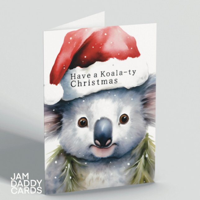 Australian Christmas Koala  Card (Creator Uploaded)