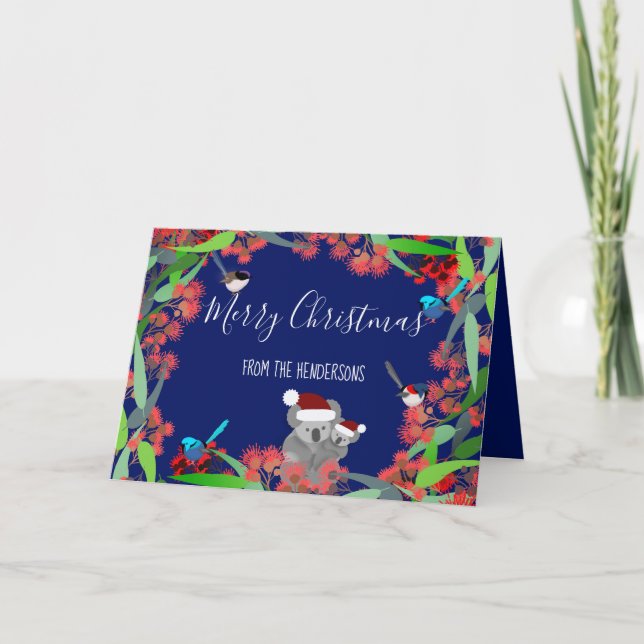 Australian Christmas Photo Card (Front)