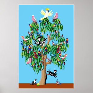 Australian Christmas tree Poster