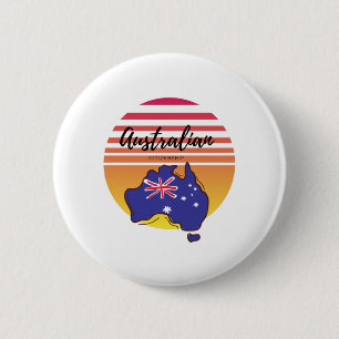 Australian Citizenship 6 Cm Round Badge