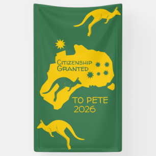 Australian Citizenship Gift Aussie Citizenship Banner