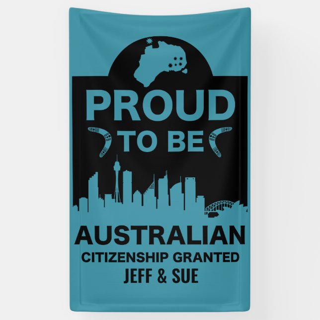 Australian Citizenship Gift Banner (Vertical)