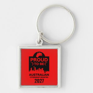 Australian Citizenship Gift Key Ring