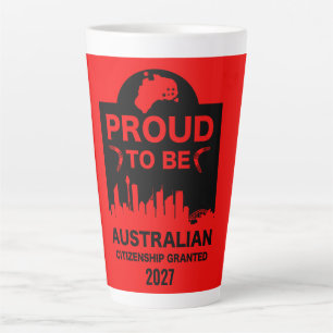 Australian Citizenship Gift Latte Mug