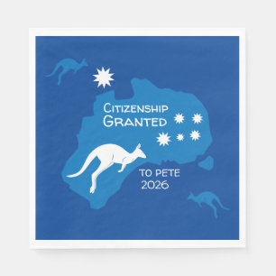 Australian Citizenship Party Gifts Napkin