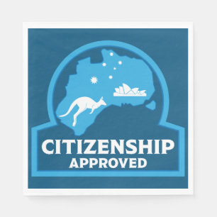 Australian Citizenship Party Gifts Napkin