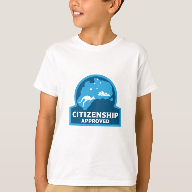 Australian Citizenship Party Gifts T-Shirt (Front)