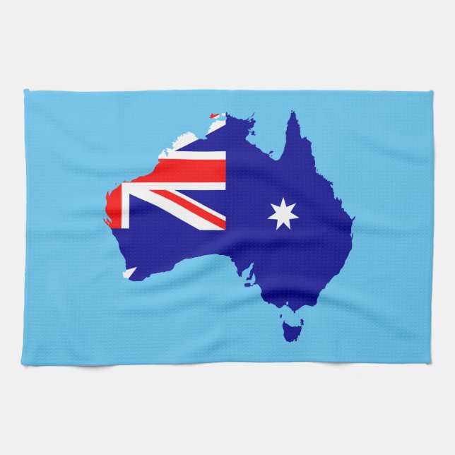 Australian country flag tea towel (Horizontal)