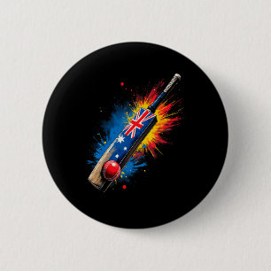 Australian Cricket T 6 Cm Round Badge