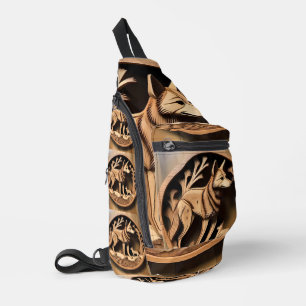 "Australian Dingo: A Nature's Print" Sling Bag