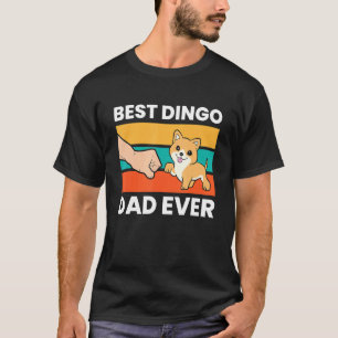 Australian Dingo Dog Papa Best Dingo Dad Ever T-Shirt