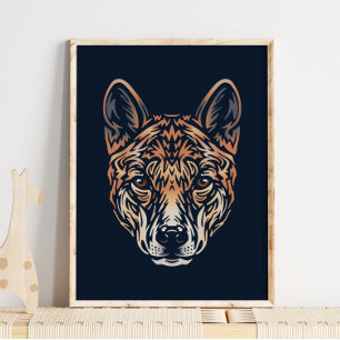 Australian Dingo Wildlife Print   Dingo Print