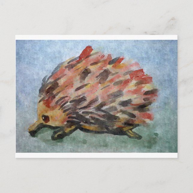 Australian echidna postcard (Front)