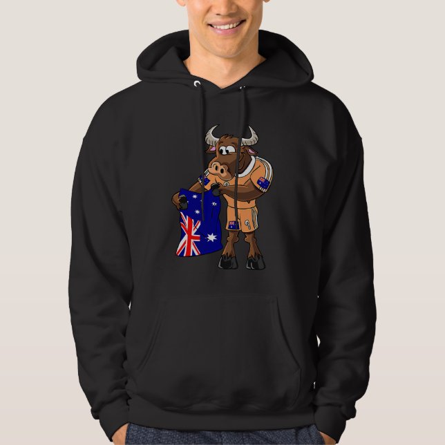 Australian Fan Taurus Hoodie (Front)
