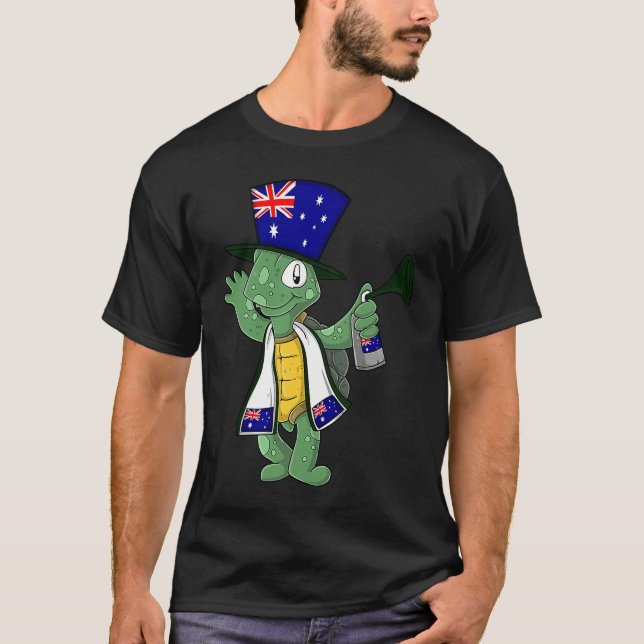 Australian Fan Tortoise T-Shirt (Front)