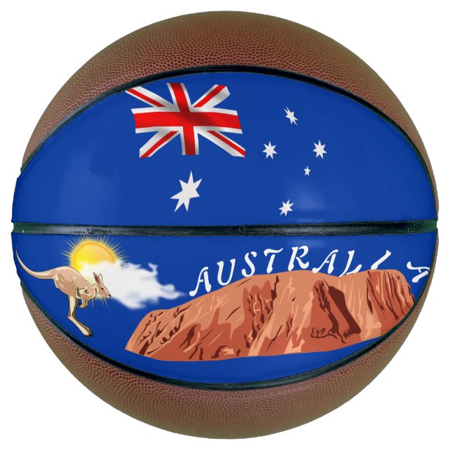 Australian flag basketball (Front)