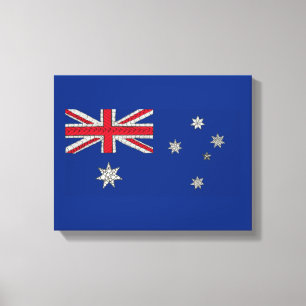 Australian Flag Decorative Canvas Print
