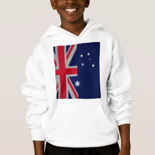 Australian Flag Design Carbon Fibre Chrome Style