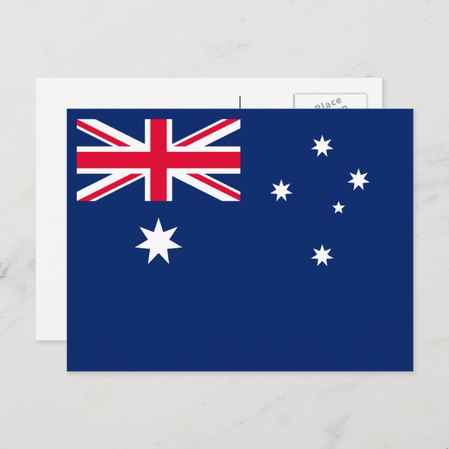 Australian Flag, Flag of Australia Postcard (Front/Back)