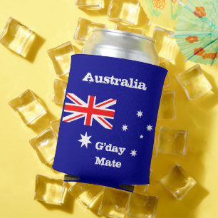 Australian Flag & G'day Mate cooler / Australia