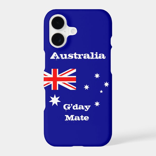 Australian Flag & G'day Mate fashion / sports (Back)