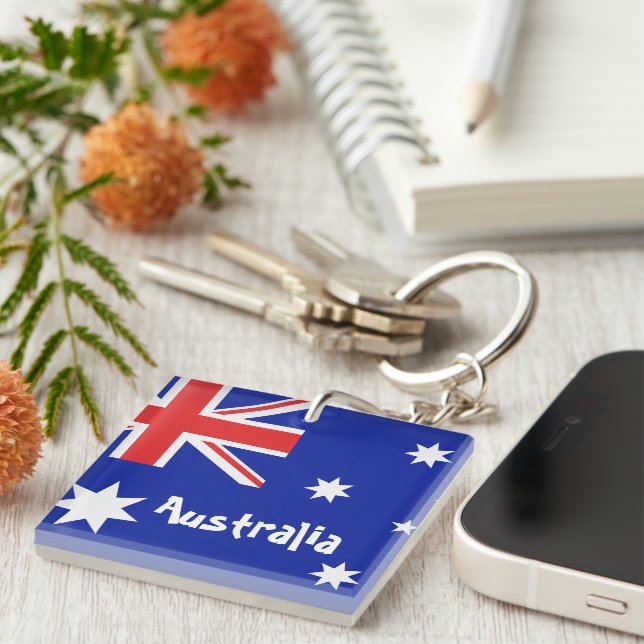 Australian Flag Key Ring (Front Right)