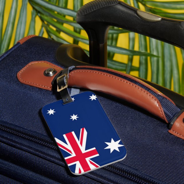 Australian Flag Luggage Tag (Front Insitu 1)