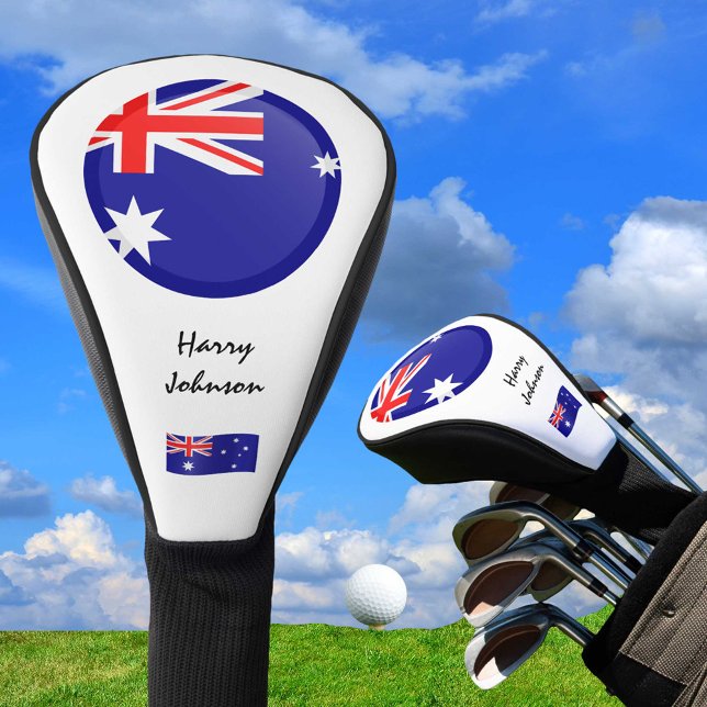 Australian Flag & Monogrammed Golf Clubs Covers (Creator Uploaded)