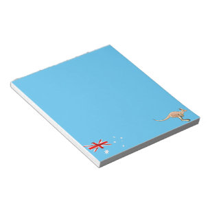 Australian flag notepad