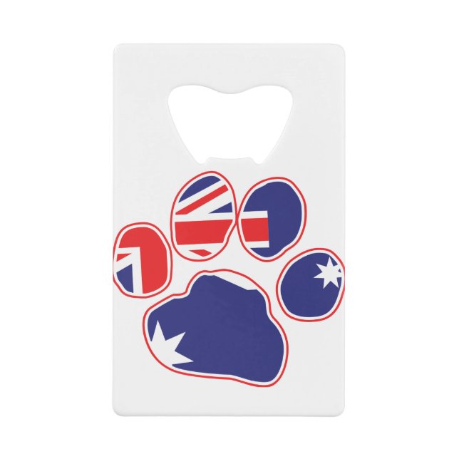 Australian Flag Paw Print (Front)