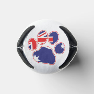 Australian Flag Paw Print Can Cooler