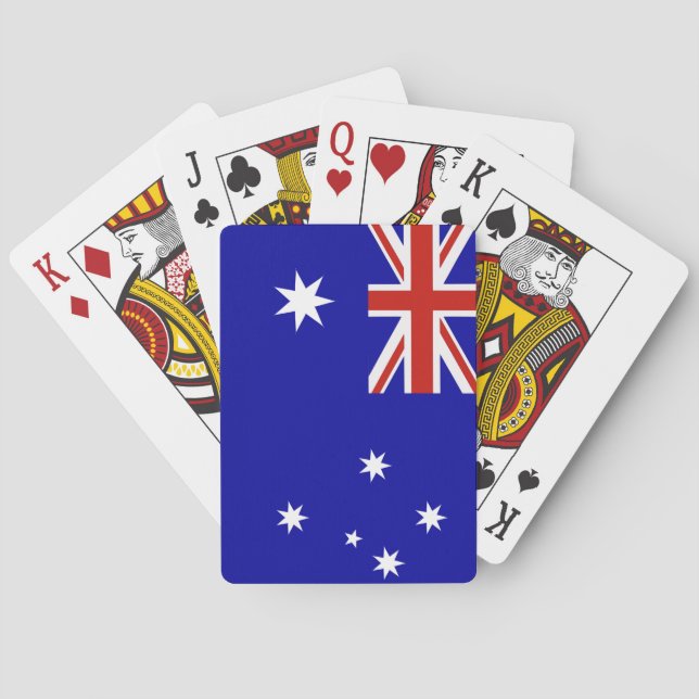 Australian flag playing cards (Back)