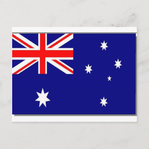 Australian Flag Postcard