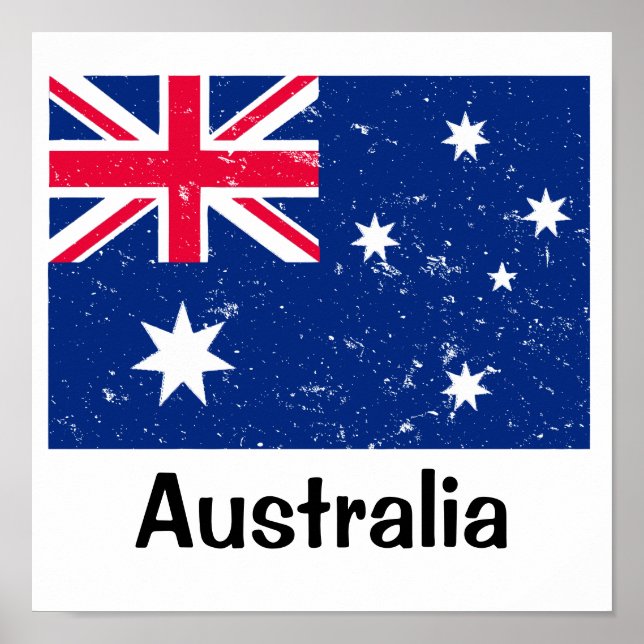 Australian Flag Poster (Front)