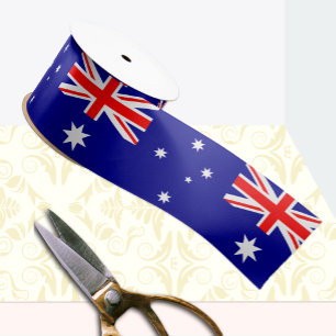 Australian Flag Ribbon, travel / sports, Australia Satin Ribbon