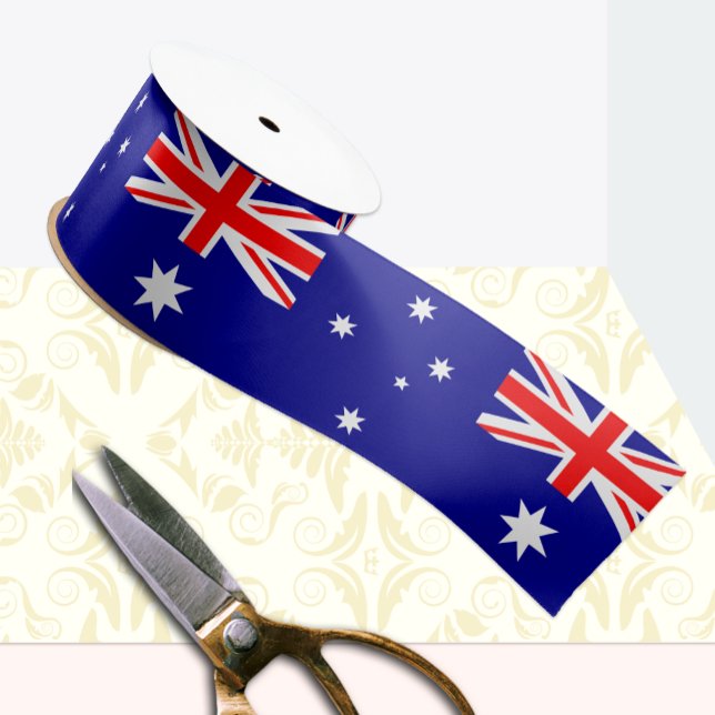 Australian Flag Ribbon, travel / sports, Australia Satin Ribbon (Creator Uploaded)