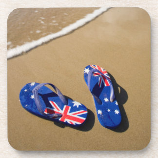 Australian Flag Thongs On Beach | South Wales Coaster