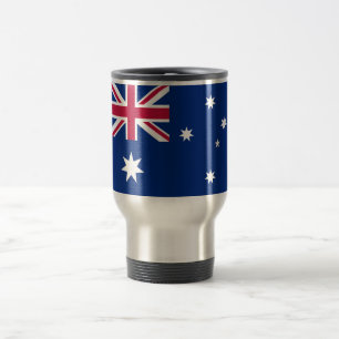 Australian flag travel mug