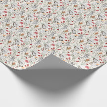 Australian Floral Pattern Koalas Possums Cockatoos