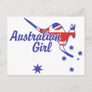 Australian Girl Postcard