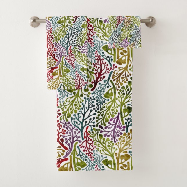 Australian Gumnut Garden   Bath Towel Set (Insitu)