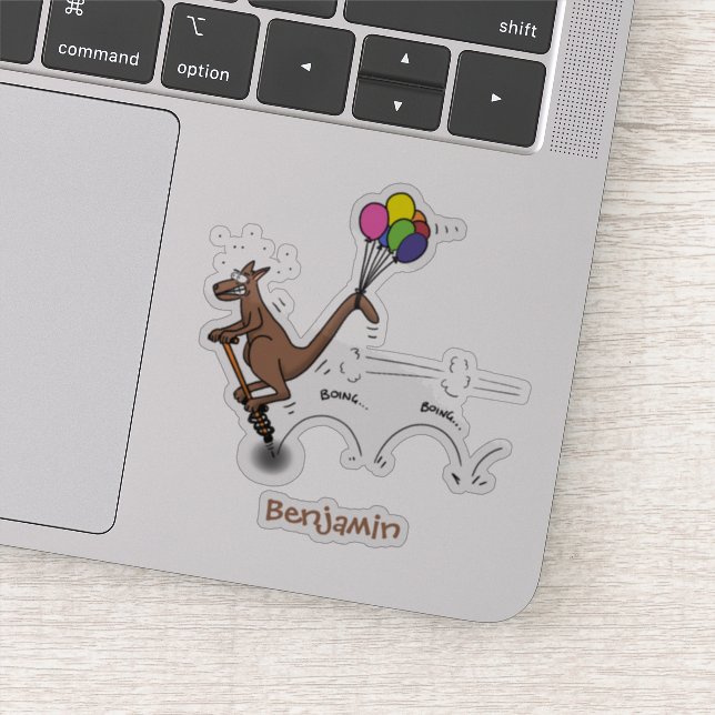 Australian humour kangaroo cartoon illustration (Detail)