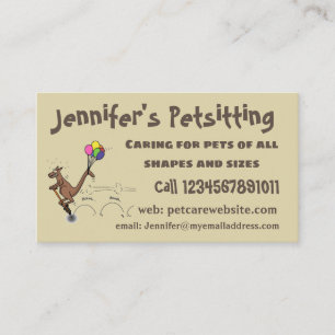 Australian humour kangaroo cartoon illustration business card