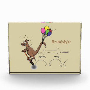 Australian humour kangaroo cartoon illustration photo block