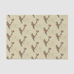 Australian humour kangaroo cartoon illustration tissue paper