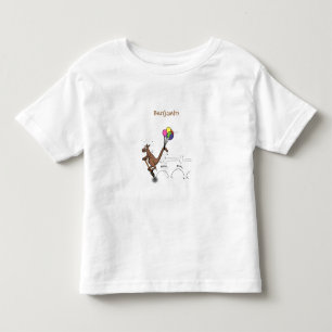 Australian humour kangaroo cartoon illustration toddler T-Shirt
