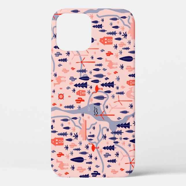 Australian icons, seamless decorative pattern. Case-Mate iPhone case (Back)