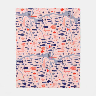 Australian icons, seamless decorative pattern. fleece blanket